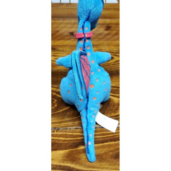 Stuffy Proud Dragon Plush Disney Doc McStuffins Blue Orange Spots Stuffed Small - Picture 5 of 9